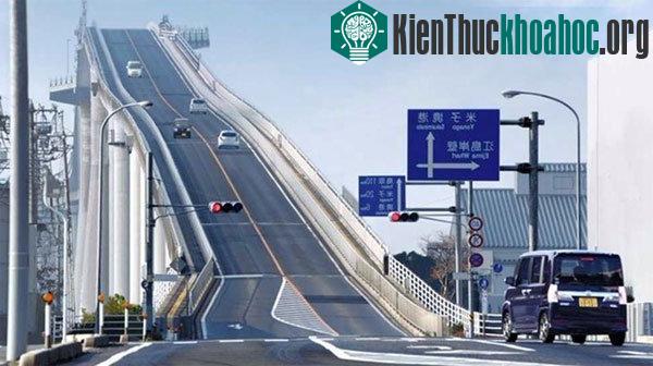 Lái xe can đảm mới dám đi qua cây cầu dốc đứng nhất thế giới này