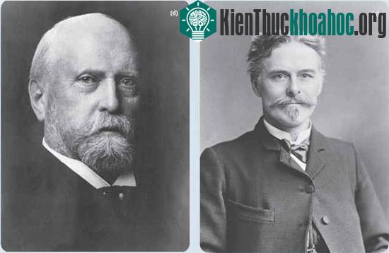 Edward Drinker Cope (trái) - Othniel Charles Marsh và cuộc chiến tranh về xương