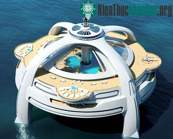 Dự án Utopia giống một thành phố nổi hơn là một con tàu.