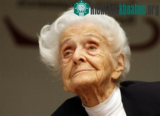 Bà Rita Levi-Montalcini tham dự một hội thảo khoa học vào ngày 18/4/2009.&nbsp;