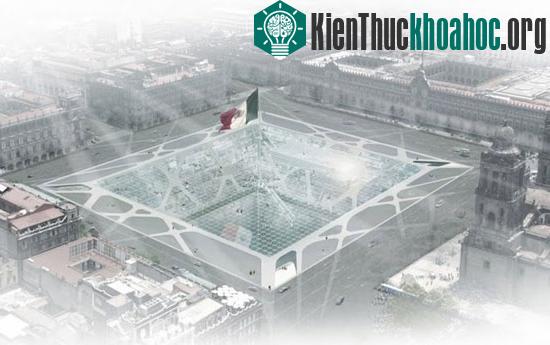 "Earthscraper" được thiết kế với một mái kính cho phép ánh sáng tự nhiên lọt xuống tất cả các tầng thậm chí tầng thấp nhất.