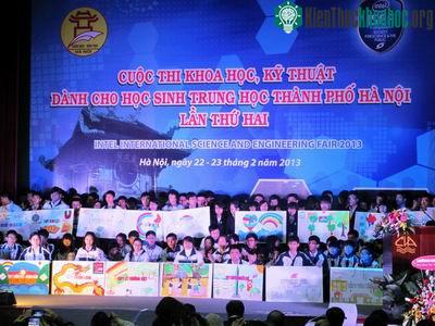 Khai mạc Hội thi khoa học, kỹ thuật dành cho học sinh trung