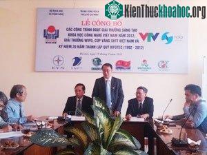Công bố danh sách công trình đoạt giải.