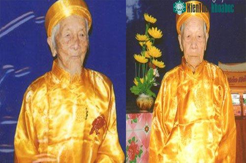 Cụ Trần Đình Thăng (bên trái) và em trai trở thành cặp anh em cao tuổi nhất Việt Nam. (Ảnh: Nguyễn Loan)