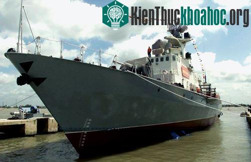 Tàu tên lửa được đóng trong nước được hạ thủy tại Tp HCM