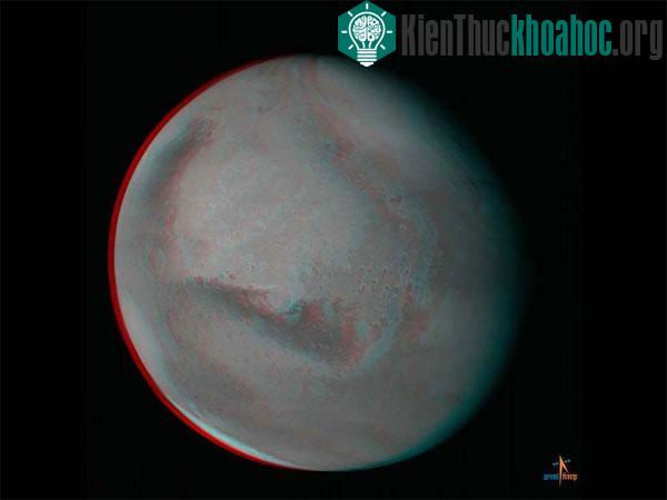 hình ảnh 3D đầu tiên về sao Hỏa