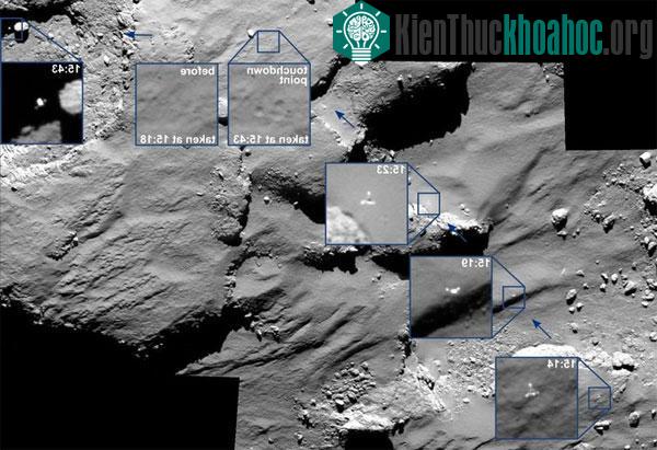 Kết quả phân tích dữ liệu ban đầu cho thấy robot Philae đã phát hiện dấu vết của phân tử hữu cơ chứa nguyên tử carbon, vốn là nhân tố cơ bản của sự sống trên Trái Đất. Xem thêm tại đây