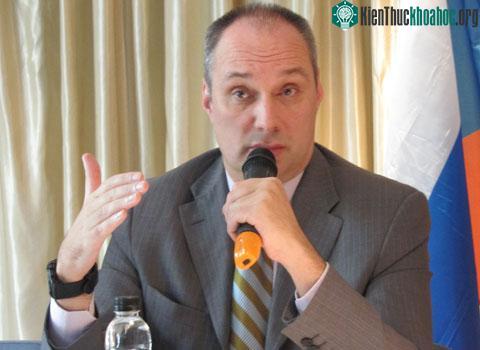 Ông Petr G. Shcheđrovitsky sẽ làm việc ở Việt Nam về điện nguyên tử từ ngày 8 - 11/2. (Ảnh: H.T)