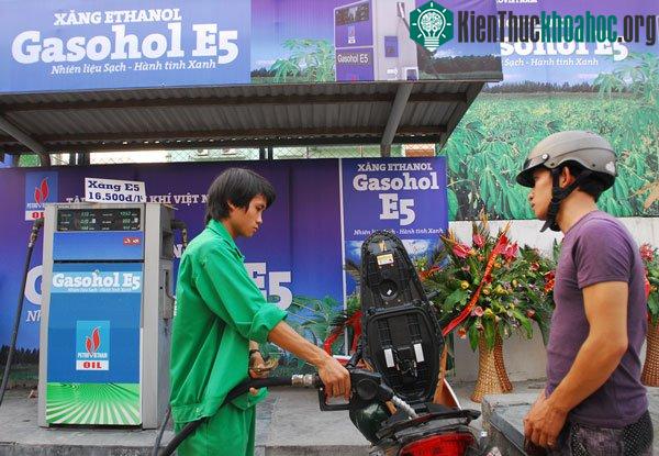 Một điểm bán xăng sinh học