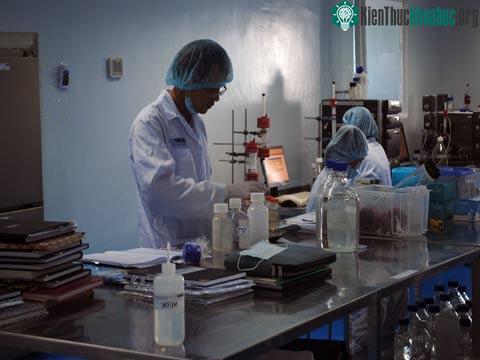 Nhiều nghiên cứu đang được thực hiện trong các phòng thí nghiệm để bào chế các loại huyết thanh kháng nọc rắn mới. Ảnh chụp tại một công ty nghiên cứu dược phẩm ở Khu Công nghệ cao TP.HCM. Ảnh: Thá...