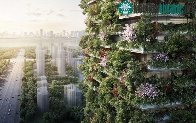 Thiết kế khu rừng thẳng đứng của công ty Stefano Boeri Architetti. (Ảnh: IFL Science).