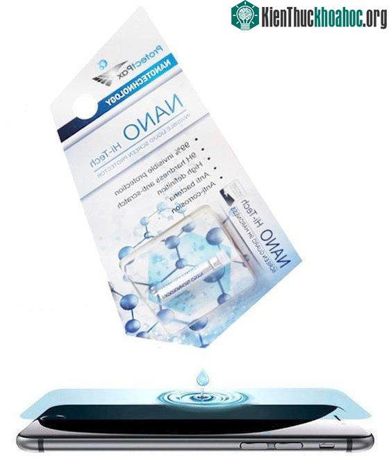 Dung dịch này được làm từ các hạt nano titan dioxide.