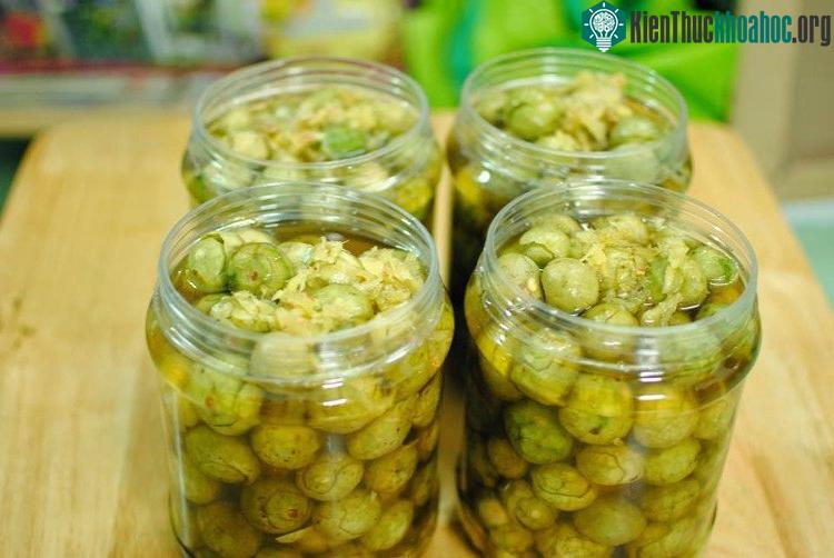 Sử dụng bình nhựa để ngâm các loại nước mơ, sấu sẽ dẫn tới axit trong các loại quả này phản ứng với chất tạo dẻo của nhựa, tạo thành chất độc.