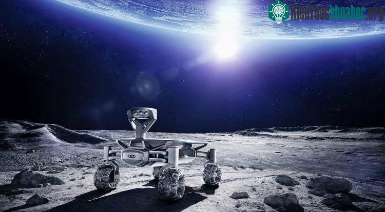 Mô hình xe thăm dò Mặt Trăng của PTScientist. (Ảnh: Audi).