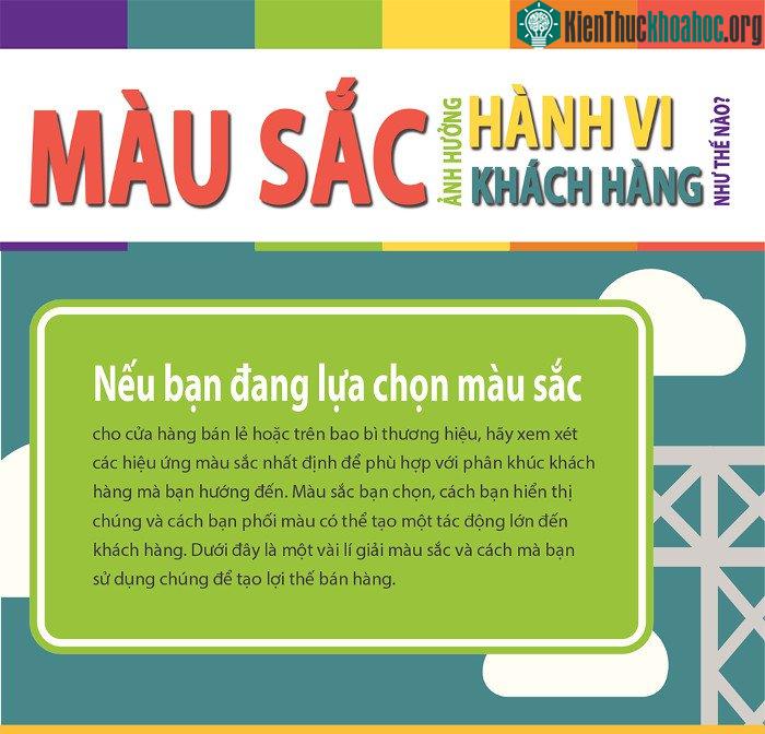 Màu sắc bạn chọn, cách bạn hiển thị chúng và cách bạn phối màu có thể tạo một tác động lớn đến khách hàng.