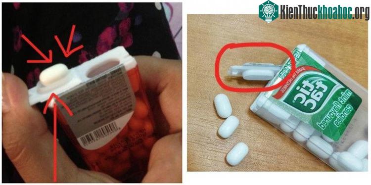 Nắp nhỏ trên hộp kẹo này có ý nghĩa gì nhỉ?