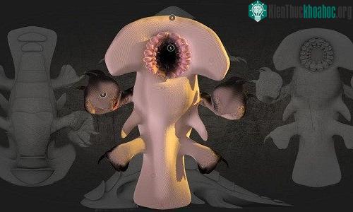 Sinh vật ngoài hành tinh phải có hình dáng khác lạ để chống chịu điều kiện môi trường khắc ngiệt. (Ảnh: Steve Grice/Sketchfab).