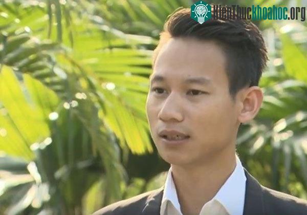 Chân dung chàng 8X Việt chế tạo thành công phi thuyền bay vào không gian. (Ảnh cắt từ Clip).