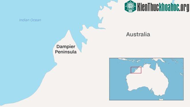 Nơi tìm thấy nhiều dấu vết khủng long ở Australia. (Đồ hoạ: