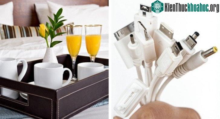 Đa số khách sạn cung cấp miễn phí wifi, nước đóng chai, máy sấy tóc...