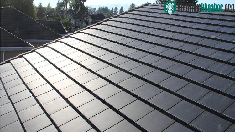 Tesla đã hợp tác với SolarCity để tạo ra những Tấm Lợp Mặt Trời.