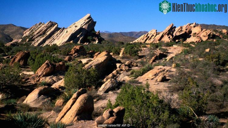 Một phần rãnh nứt San Andreas ở California. (Ảnh: Nik Wheeler/Alamy).