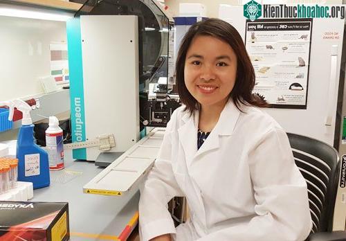 Tò mò với sự kỳ diệu của sinh học, Minh Thùy chuyển từ nghiên cứu Vật lý sang Lý sinh. (Ảnh: NVCC).