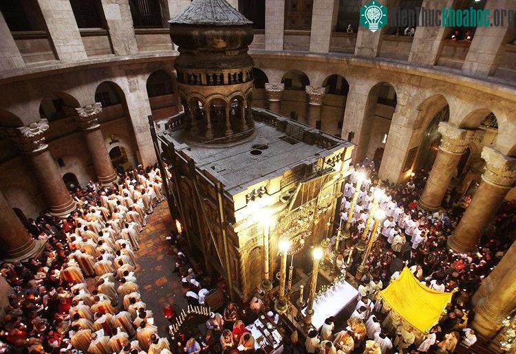 Điện thờ Edule ở Israel, nơi được cho là chôn cất thi hài của Chúa Jesus.