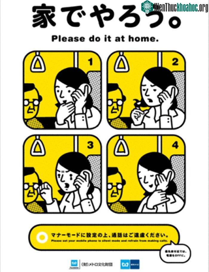 Nếu là 1 cuộc gọi điện thoại tranh cãi thì rất có thể bạn sẽ bị mời xuống ngay ở ga kế tiếp.
