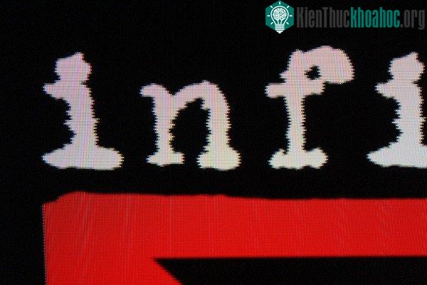 Hình ảnh nguyên bản trên TV 3D thụ động.