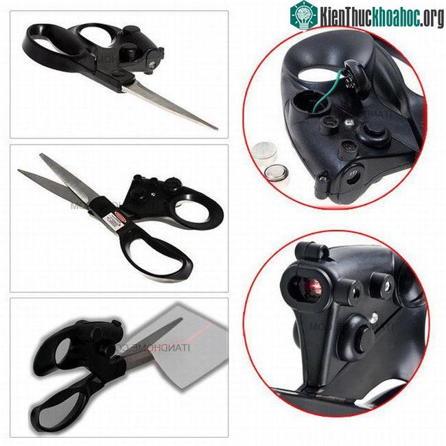 Kéo gắn đèn laser