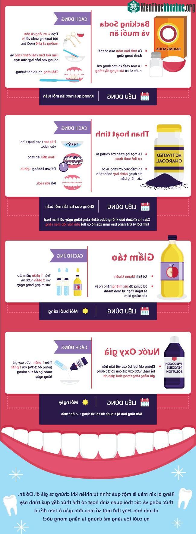 Hoặc bạn có thể dùng giấm táo. Trộn 1 phần giấm táo với 2 phần nước và súc miệng hàng ngày.