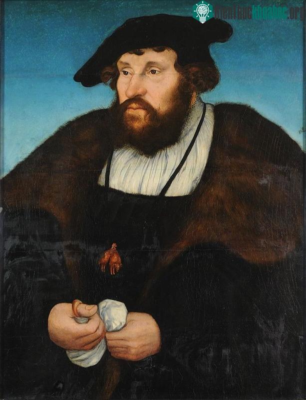 "Chân dung vua Christian II de Danemark", bức tranh sơn dầu trên gỗ của họa sĩ Lucas Cranach l'Ancien, vẽ khoảng năm 1523-1530, hiện đang ở Bảo tàng Mỹ thuật Leipzig, Đức. (Ảnh: Wikipedia).