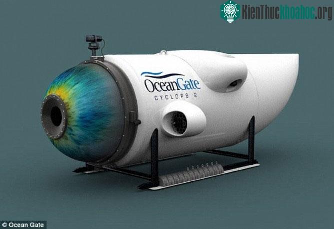 Cận cảnh con tàu Cyclops 2 chở được 9 người của OceanGate.