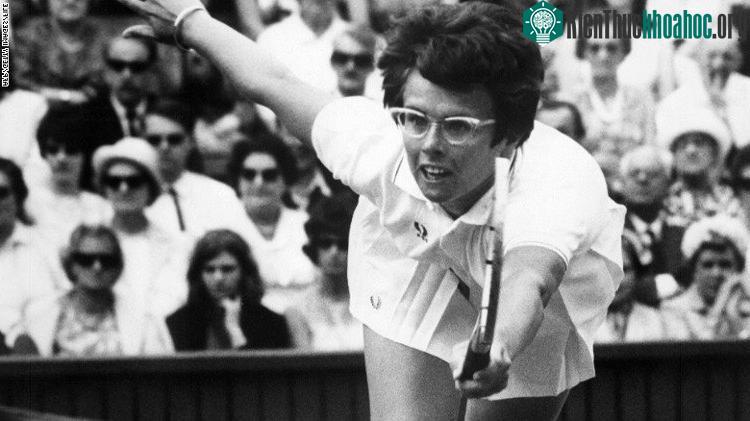 Bà Billie Jean King.