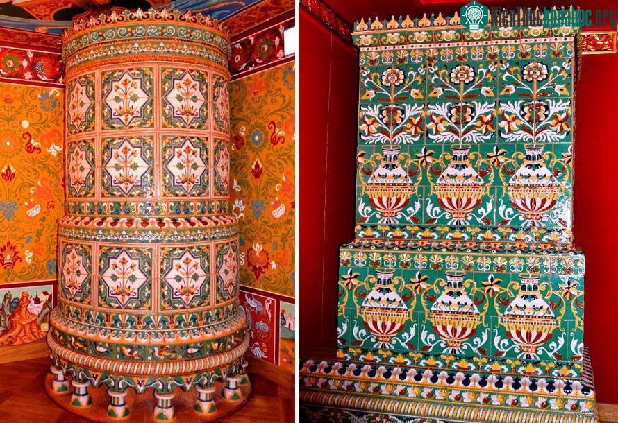 Những bộ lò sưởi trang trí mang đậm chất Nga