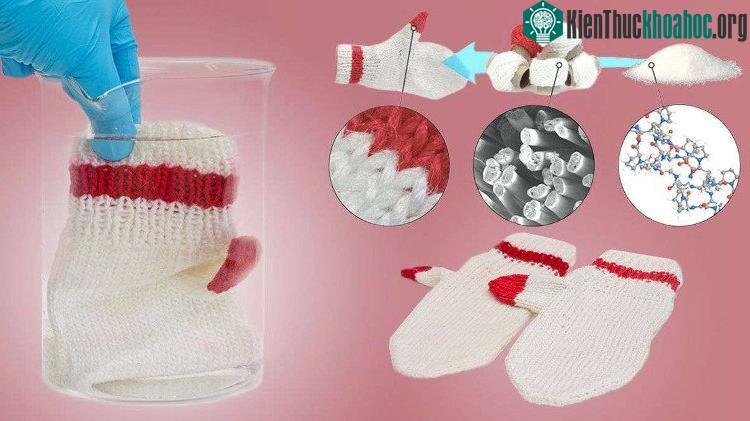 Cách chế tạo sợi vải từ phụ phẩm động vật.