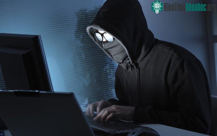 Hình tượng hacker thường thấy.