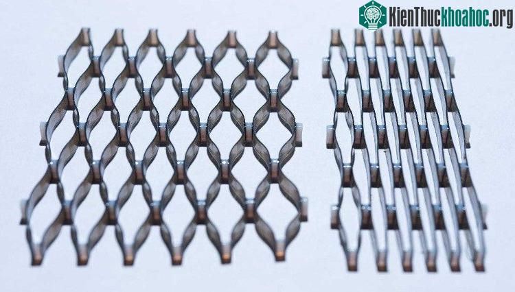 Công nghệ mới này có thể tạo ra mạng vật liệu thay đổi hình dạng khi được gia nhiệt.