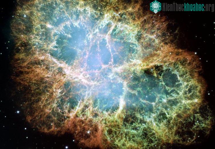 Tinh vân sót lại sau vụ nổ siêu tân tinh Con Cua. (Ảnh: NASA).