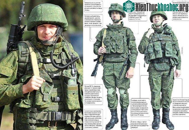 Bộ quân phục này có thể che chắn an toàn cho 90% cơ thể lính.