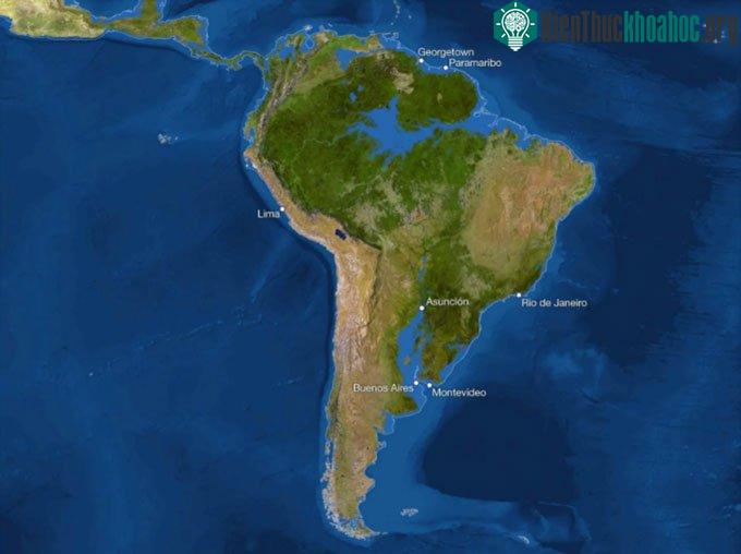 Thành phố Buenos Aires, vùng duyên hải của Uruguay và phần lớn Paraguay đều chìm dưới nước biển.