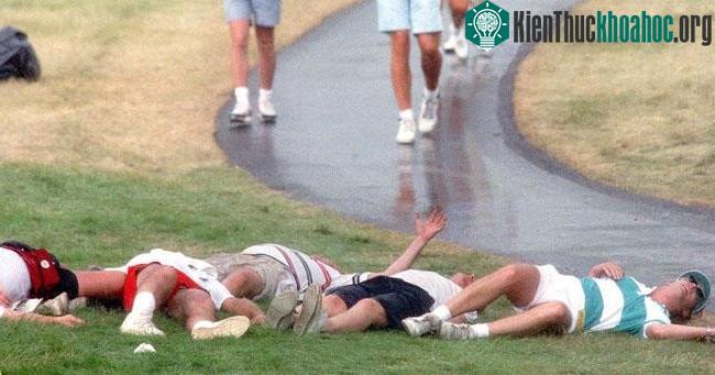 Nạn nhân bị sét đánh ngày 13/6/1991 tại CLB sân golf Quốc gia Hazeltine, Chaska (Mỹ).