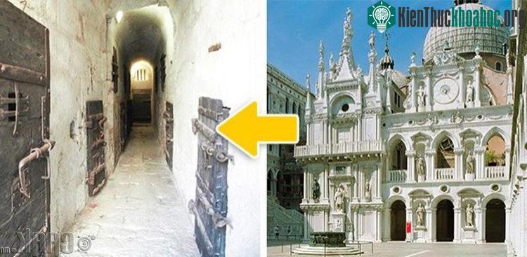 Bên trong cung điện này là một hệ thống nhà tù kiên cố.