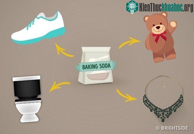 Baking soda có thể làm sạch đồ trang sức, bạc, phụ kiện kim loại...