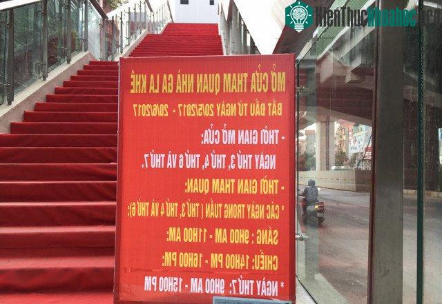 Nhà ga mẫu La Khê đã được mở cửa để đón người dân đến tham quan trong vòng 1 tháng tính từ ngày 20/5/2017 đến hết 20/6/2017.