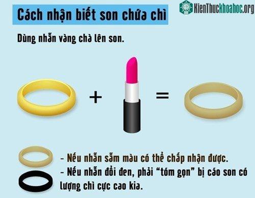 Để kết luận có chì hay không, mà phải dựa vào vệt đen đó sẫm hay nhạt.