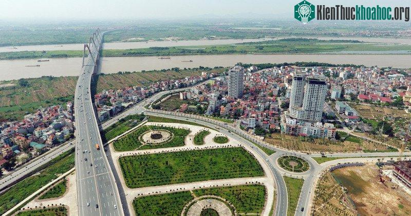 Nút giao này được xây dựng làm 2 giai đoạn