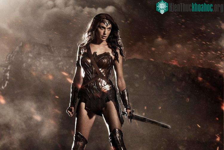 Hình ảnh nữ chiến binh Amazon trên phim do nữ diễn viên Gal Gadot thủ vai.