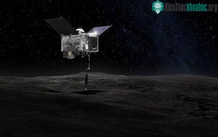 Khai thác khoáng sản trên không gian. (Ảnh: NASA's Goddard Space Flight Center).